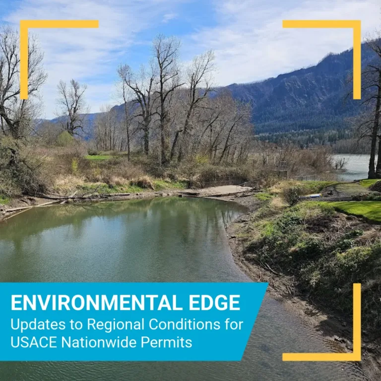 Updates to Regional Conditions for USACE Nationwide Permits