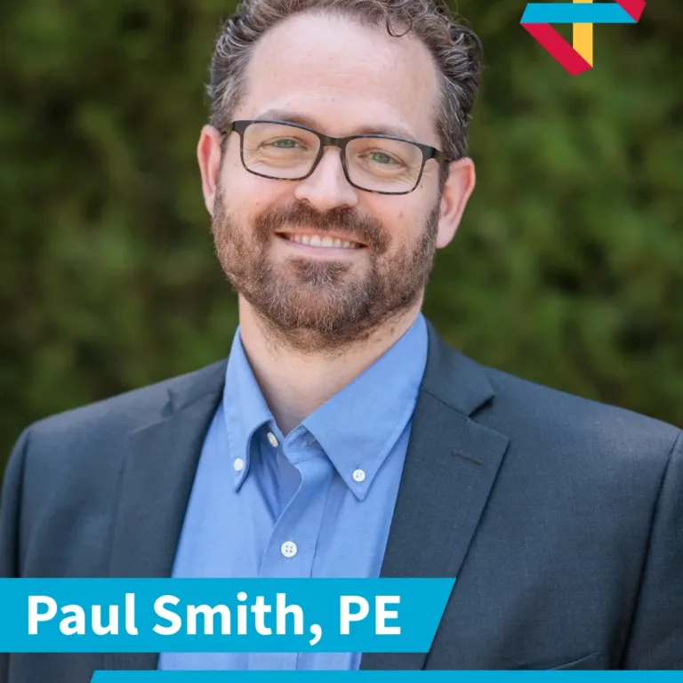 Paul Smith, PE in a suit is the new VP of the NW Region